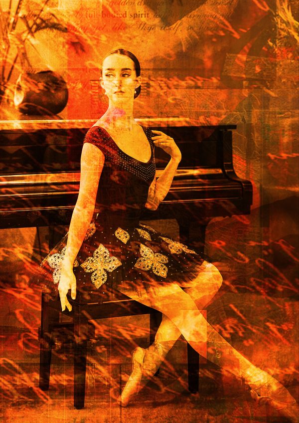 At The Piano-Ballerina Erica Mulkern MA- Edinburgh Tour
