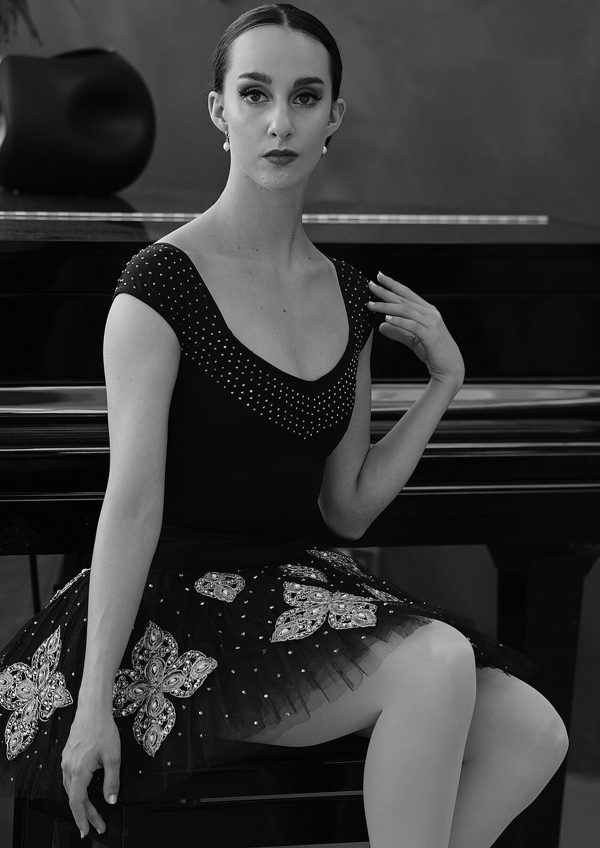 At The Piano-I (Matt) Ballerina Erica Mulkern MA