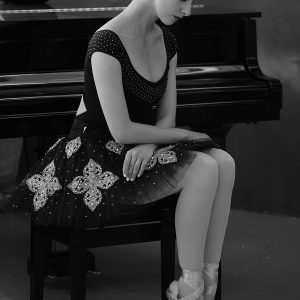 At The Piano II (Matt) Ballerina Erica Mulkern MA